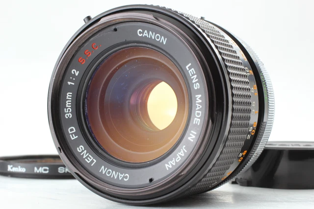 Concave  "O"  SSC 【MINT】 Canon FD 35mm f/2 S.S.C. Wide Angle MF Lens from JAPAN