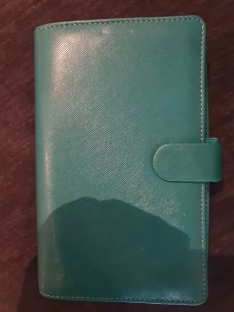 Filofax Saffiano Personal Organiser Aquamarine