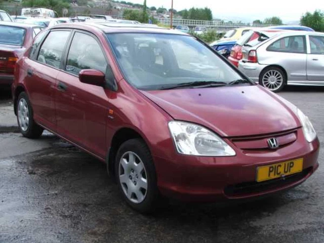 HONDA CIVIC MK7 5DR REAR BACK DOOR ELECTRIC WINDOW REGULATOR AND MOTOR Os Right Drivers Side 1556 P