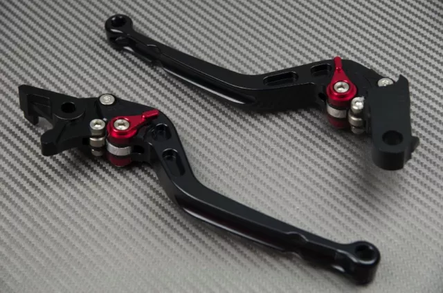 CNC Leve Freno Frizione NERO BLACK KAWASAKI Z750S   Z750 S	2005-2008