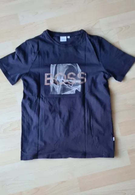 HUGO BOSS Kinder T-Shirt Blau Gr.S "TOP ZUSTAND"