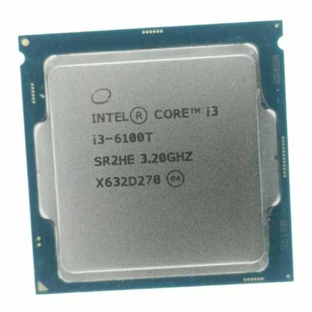 Intel Core i3-6100T 3.20GHz Dual-Core 35W LGA1151 Processor 3MB Cache SR2HE