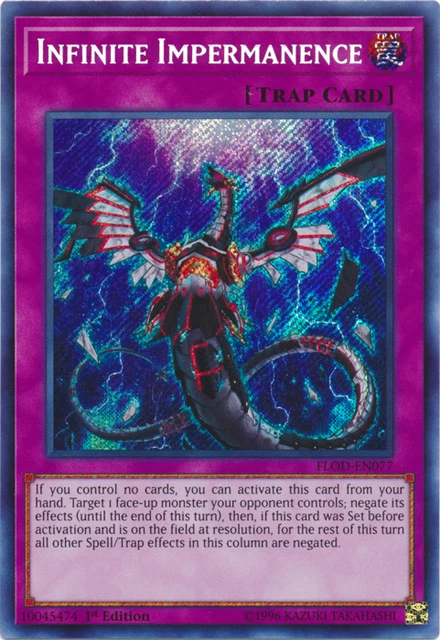 YU-GI-OH! DUPO-SP100 INFINITE Impermanence ESPAÑOL!!! ULTRA RARE EUR 150,00  PicClick FR