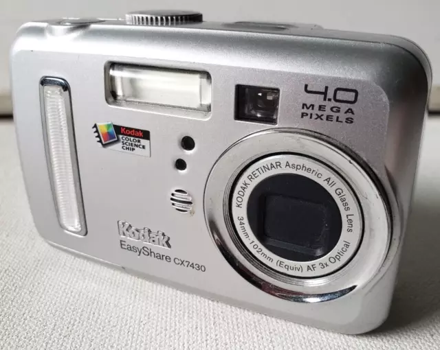 KODAK Compact Camera EasyShare CX7430 - Silver - For Parts