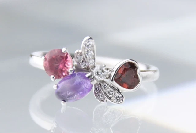 Bague Chaumet « Khesis » En Or Blanc 18 Carats - Sertie De 1.62 Ct De Diamants - Taille 55
