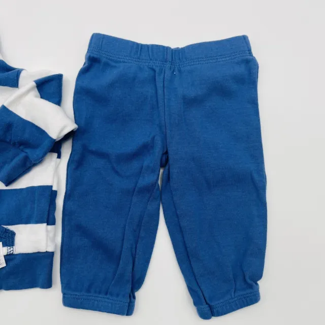 Carters Infant Baby Boy Size 3 Months 2 Piece Set Hooded Sweatshirt & Pants 183 3