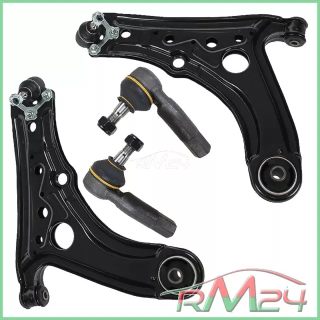 Kit Braccio Sospensione + Testa Barra D'accoppiamento Per Seat Arosa 6H