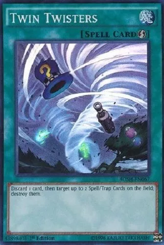 ***Twin Twisters *** 1A Edición Bosh-En067 Como Nuevo/Nuevo Súper Raro Yugioh!