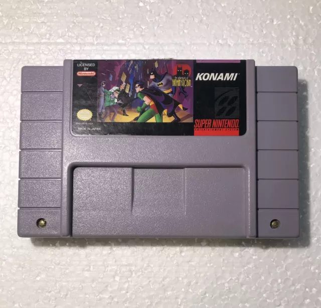 The Adventures of Batman and Robin Super Nintendo SNES Authentic Cart Only