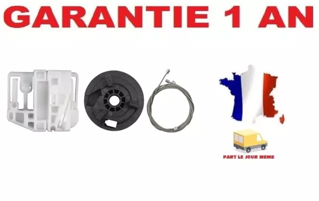 Kit de réparation lève vitre arrière gauche pour Renault Megane II