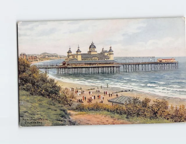 Postcard Pier & Promenade Colwyn Bay Wales