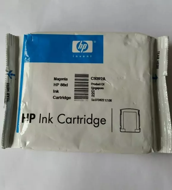 Genuine Unused Original & Sealed HP 88 XL Ink Cartridge - Magenta C9392AE