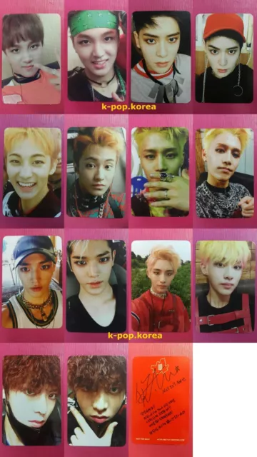 NCT 127 NCT FIRE TRUCK Official PHOTOCARD 1st Album Full Set Authentic 3