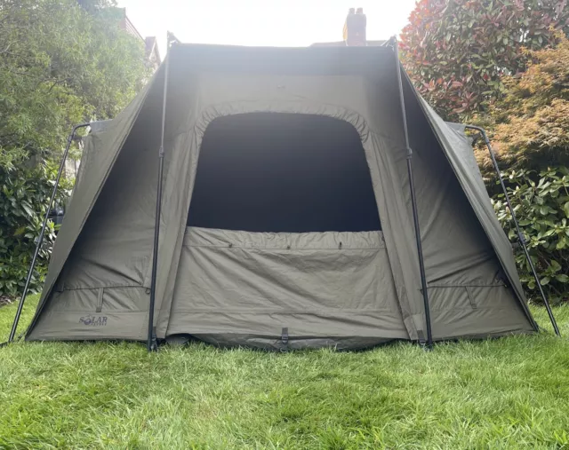 Solar SP Spider Bivvy FULL SYSTEM Carp Fishing Bivvy 1 Man Setup *EX COND*