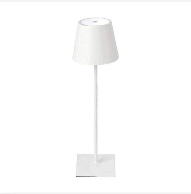 Lampada Da Tavolo Touch Led Moderna Ricaricabile Bar Hotel Ristorante  C. Bianco