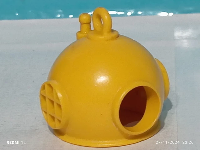 PLAYMOBIL REF 3348 Escafandra Buzo Antiguo Amarilla Buzos Fondo