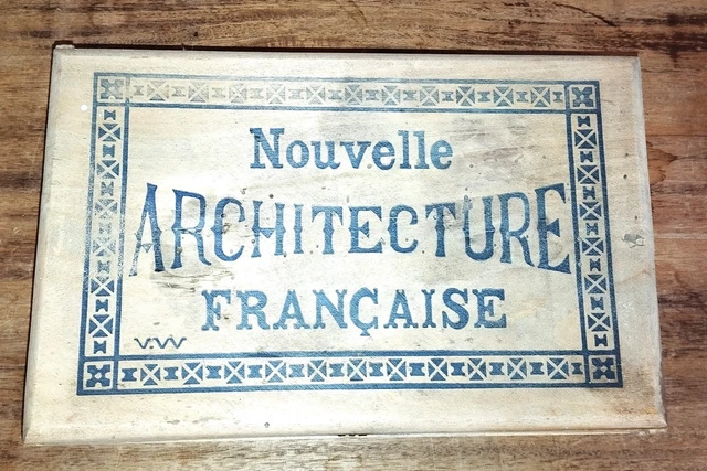 JEU ancien fin XIXéme CONSTRUCTION en BOIS Nouvelle Architecture