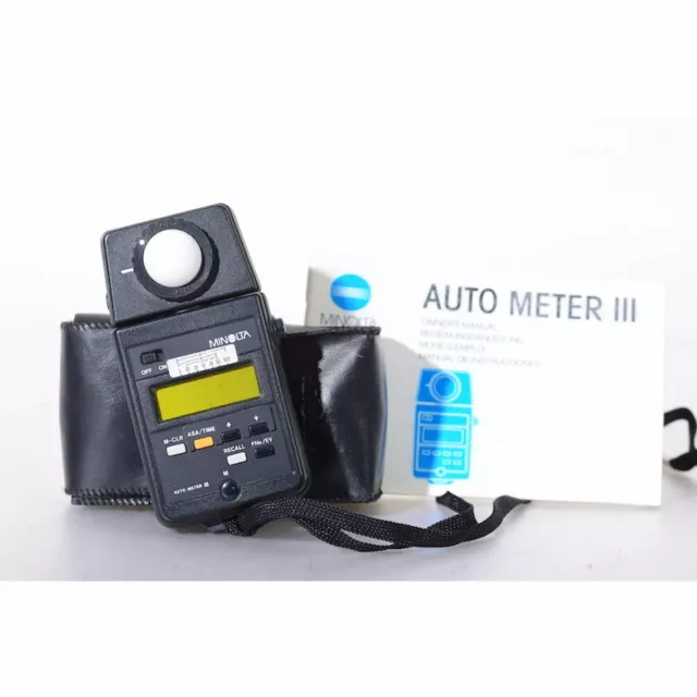 Minolta Autometer III Mètre - Auto-Meter - Studiometer - Studio