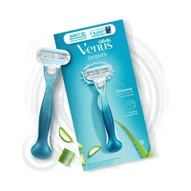 Gillette Venus Rasoio per depilazione da donna con aloe vera 1 pz con vitamina E