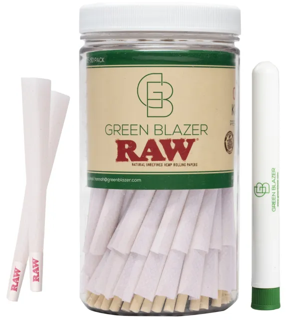 RAW Cones Organic King Size: 100 Pack
