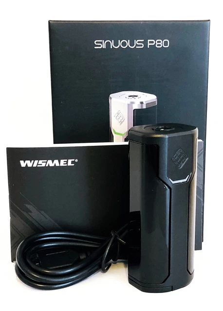WISMEC SINUOUS P80 80W Vape Box Mod | Black | Vaping E-cig Device | UK seller 34.99 - PicClick UK WISMEC SINUOUS P80 80W Vape Box Mod | Black | Vaping E-cig Device | UK seller 34.99 - PicClick UK