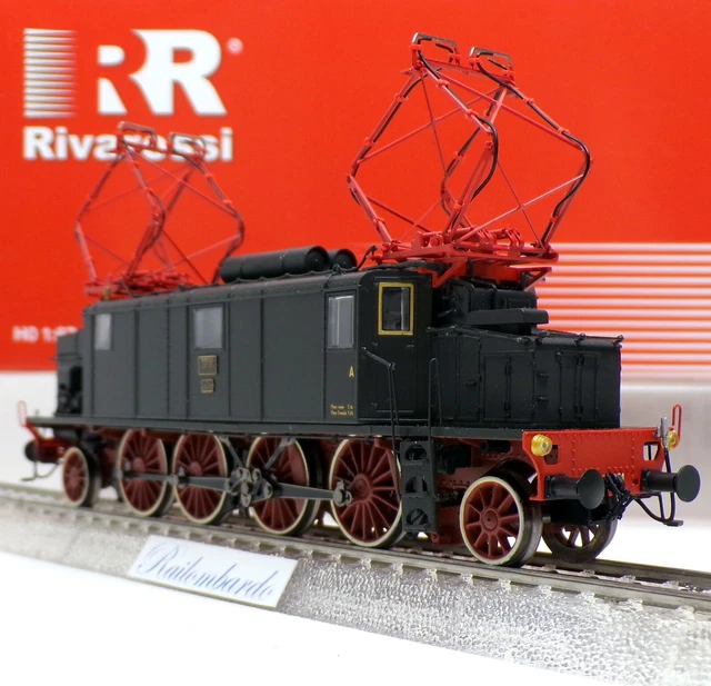 RIVAROSSI LOCOMOTIVA ELETTRICA TRIFASE LIVREA NERA E 432 031 FS art ...
