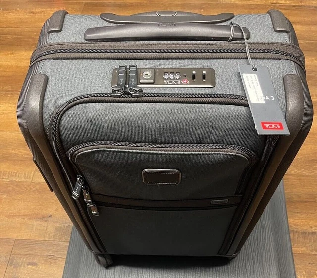 TUMI Alpha 3 Anthracite International Dual Access 4 Wheeled Carry-On