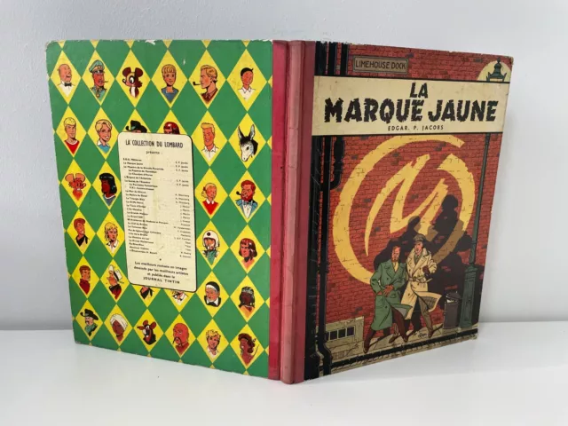 Be+ / Rare / Blake Et Mortimer / La Marque Jaune / E.p. Jacobs 1959 + Pt Tintin