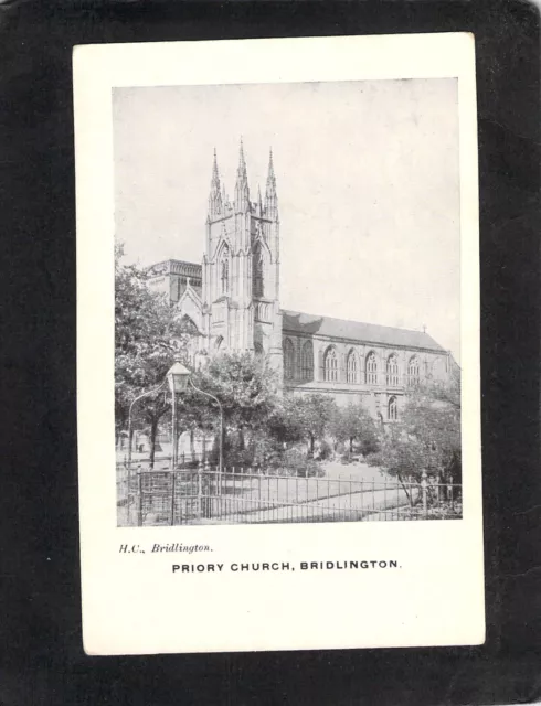 C3966 UK Bridlington Priory Church vintage postcard