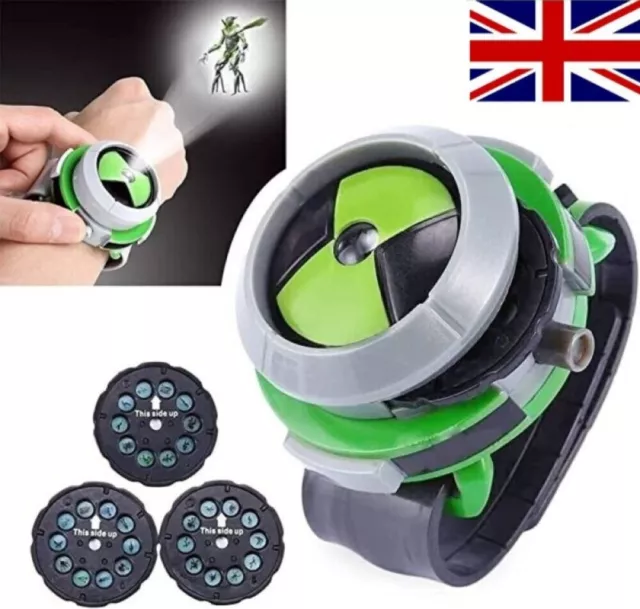 Ben10 Ten Omnitrix Illuminator Watch Kids-Ultimate Alien Projector Game Watch