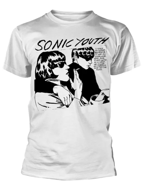 Sonic Youth Goo Album Cover White T-Shirt OFFICIAL