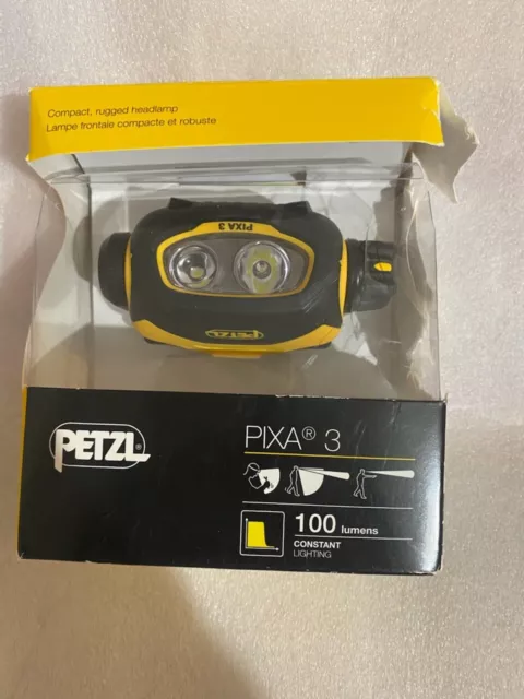 Lampe Frontale Led PETZL pixa 3 neuve dans la boite Puissante Longue Utilisation