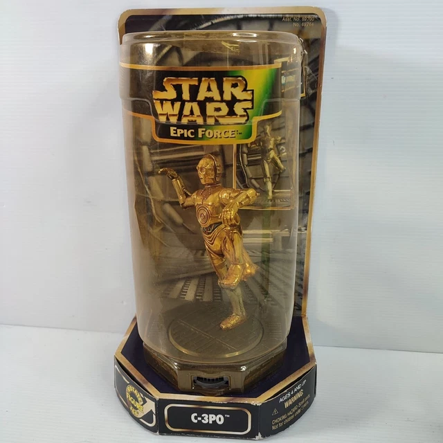 NEW Star Wars Epic Force C-3P0 Rotate 360 6"Figure Kenner Collection Hasbro 1997