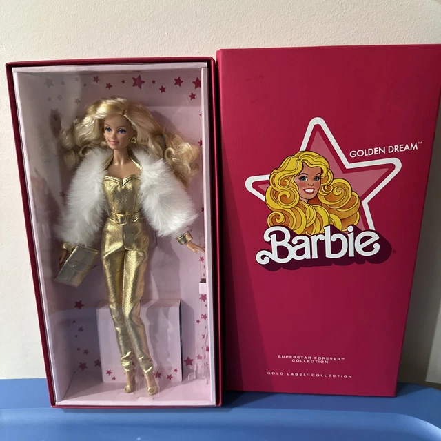 GOLDEN DREAM BARBIE Doll Superstar Forever Gold Label 200.00 PicClick