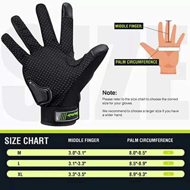 Motorcycle Full Finger Touchscreen Tactical Gloves for Dirt Bike ATV BMX Cycling 3