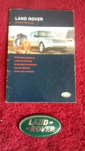 Range Rover L322 Service Portfolio Booklet