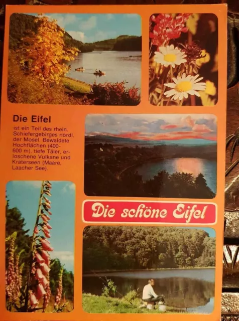 Postkarte 206 gelaufen, Die schöne Eifel, Sammlung, Ansichtskarte, AK