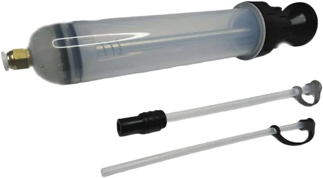 Siringa Manuale 200 Ml Pompa Aspira Oli Estrattore Aspiraliquidi Olio Motore Cam