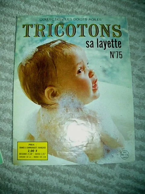 Tricotons sa layette n°75 1967 Doigts agiles Vintage