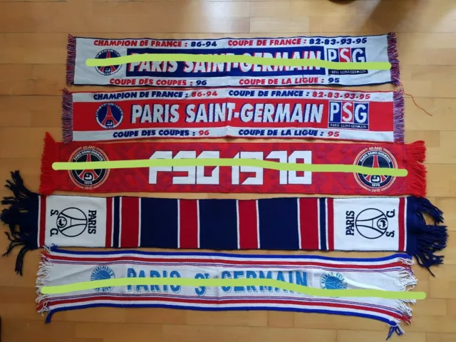 echarpe scarf football SC BASTIA PSG PARIS SG FINALE COUPE DE LA LIGUE 2015