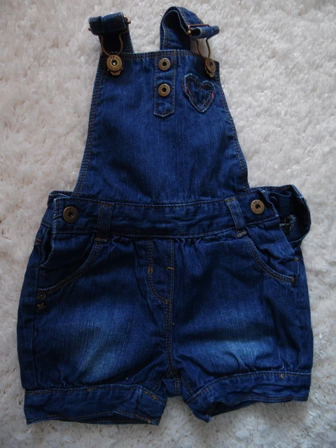 Salopette En Jean Fille George Asda – Taille 4-5 Ans, Très Bon état D'occasion