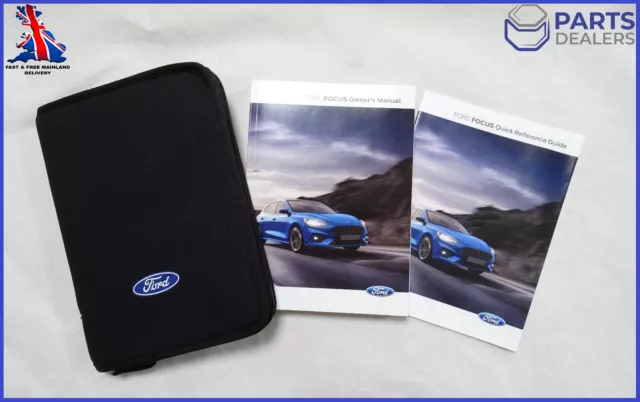 Genuine Ford Focus Mk4 2018-2022 Owners Manual Handbook Quick Guide Wallet Pack