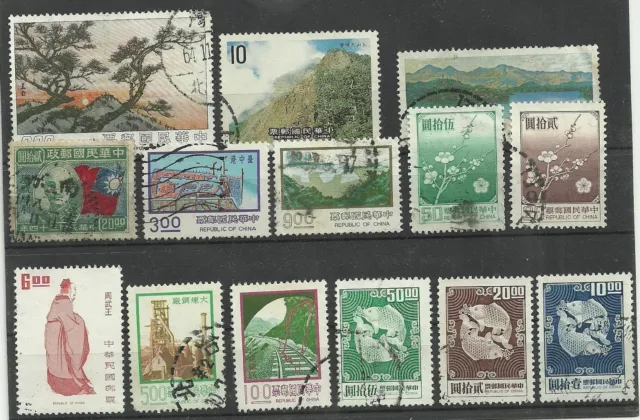 China  Taiwan Small lot of stamps