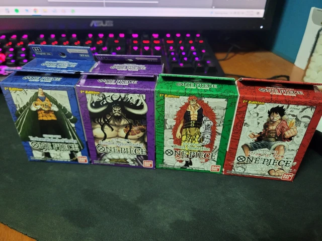 ONE PIECE TCG Card Super Pre-Release Decks Set 1st Edition Starter