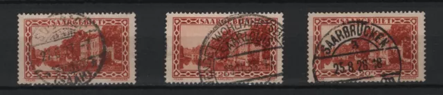 1926 Saargebiet 110 o mehrere Marken und Stempel zur Auswahl