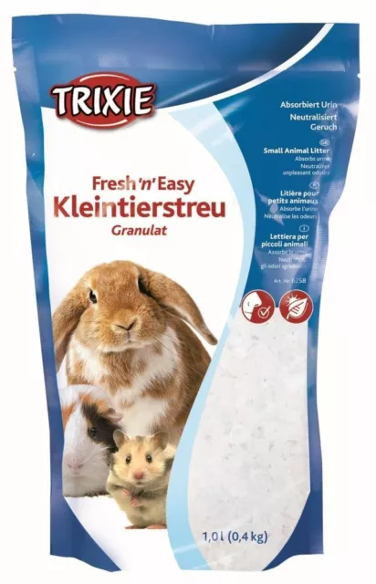 NEUF litière Trixie pour petits animaux frais 'n' facile 1 litre 6258