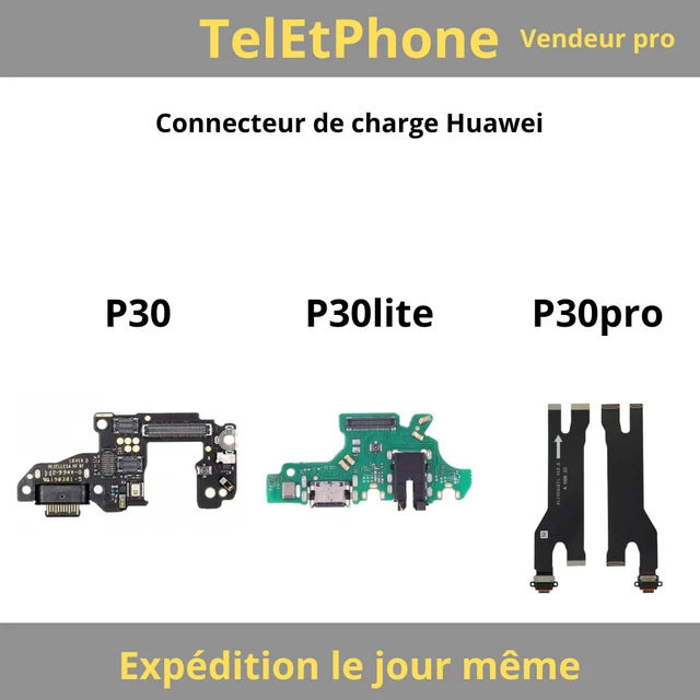 Nappe Connecteur De Charge (flex) OEM Pour Huawei P30 Pro - Original, Neuf, Fabriqué En France