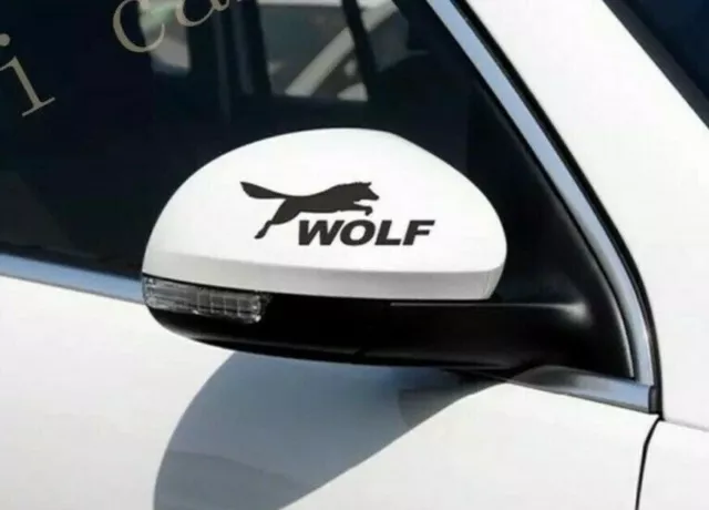 Wolf Seitenspiegel Auto Styling Aufkleber Sticker Set