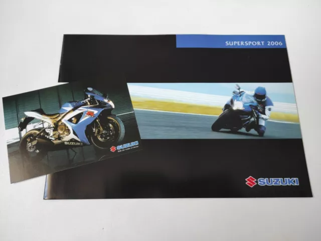 Suzuki GSXR Gamme 2006 Prospectus Catalogue Brochure Moto