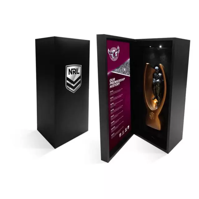 Manly Warringah Sea Eagles Premiership History Official Replica NRL Mini Trophy